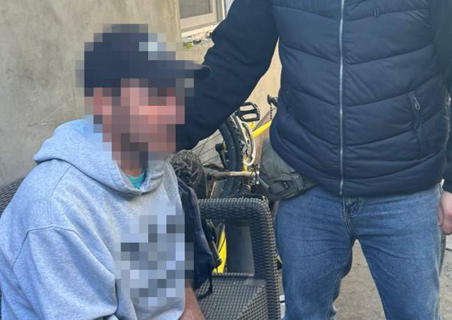 Затриманий злочинець. ФОТО: СБУ