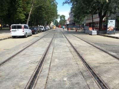 В Одессе продолжается капремонт улицы Преображенской