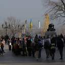 У другу річницю вторгнення одесити вийшли на 26 щосуботню акцію перед мерією