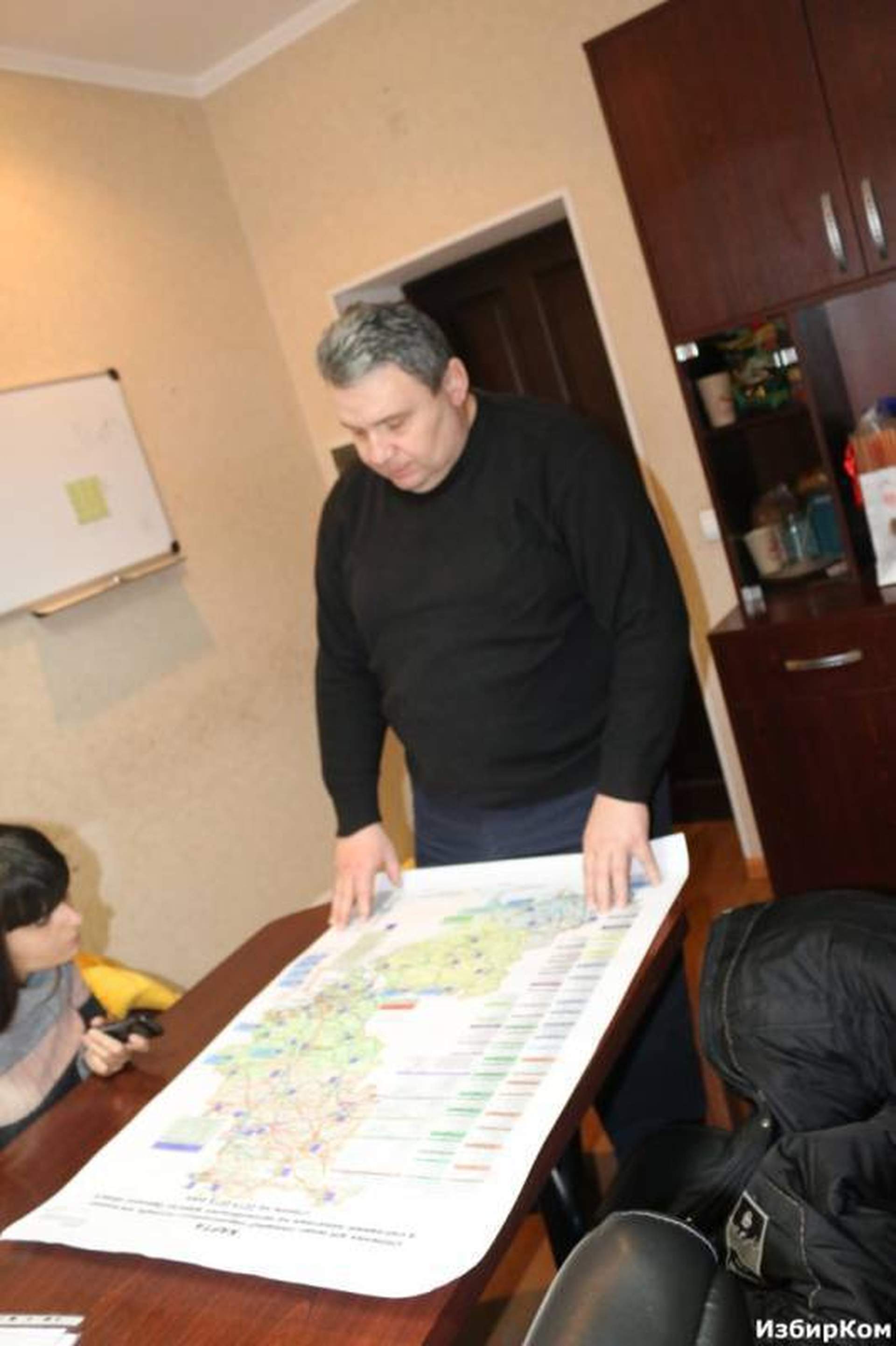 Кабинет начальника ГАИ Александра Одижного