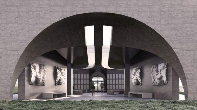 Проєкт меморіалу. ІЛЮСТРАЦІЯ: omr.gov.ua