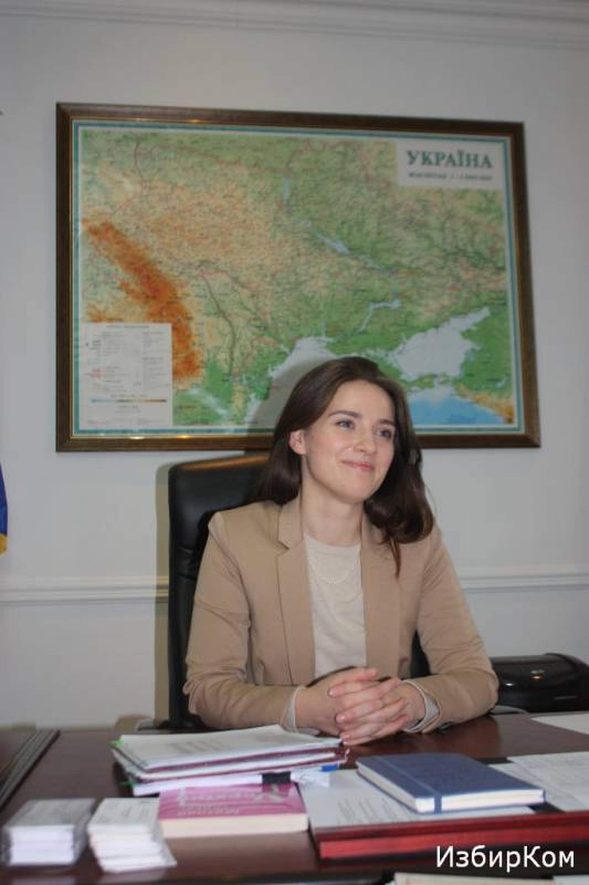 Кабинет начальника Одесской таможни Юлии Марушевской