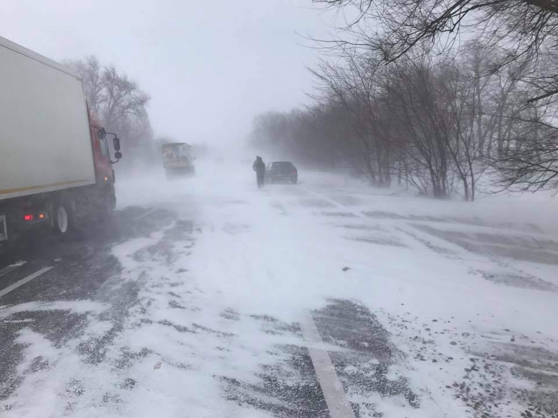 Одесская область в снежном плену 