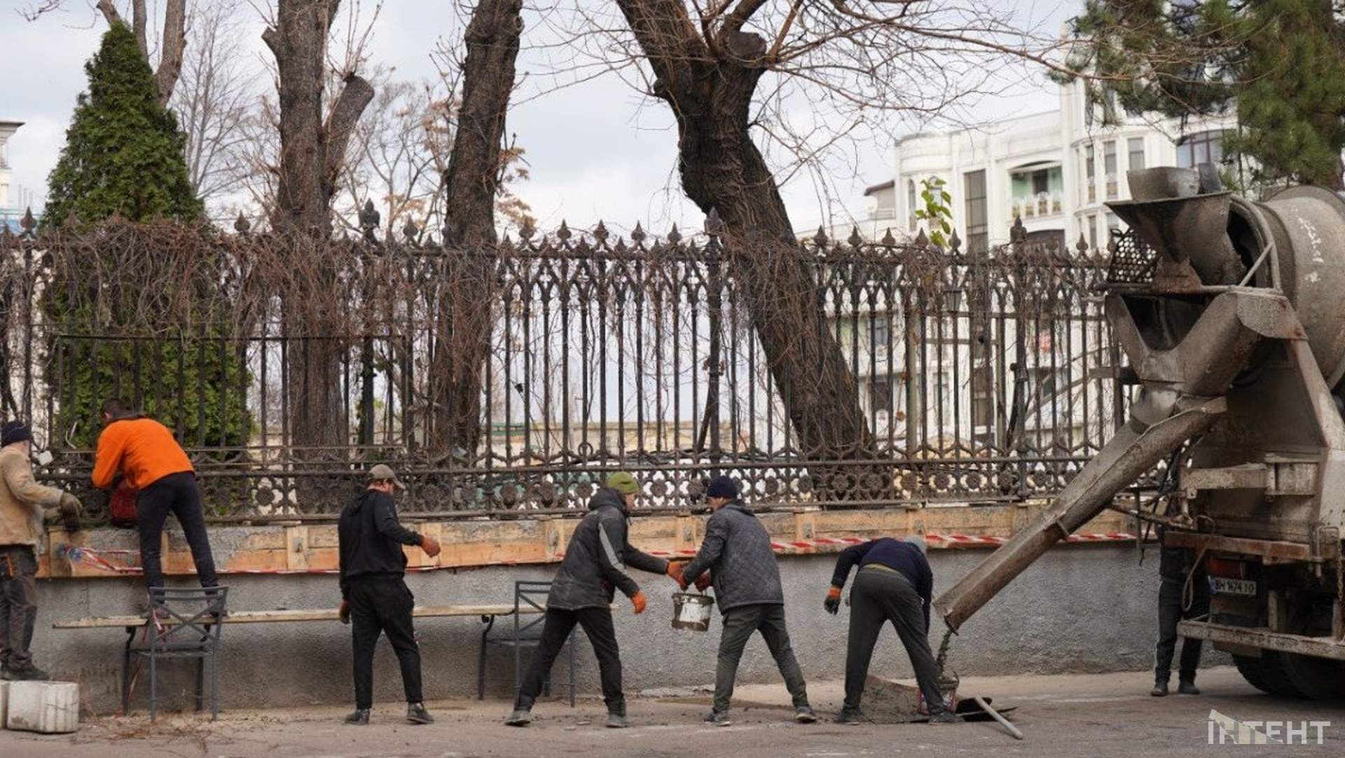 В Одесі розпочали реконструкцію біля Будинку вчених