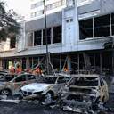 Внаслідок нічного обстрілу Одеси постраждали відділення банку та супермаркет