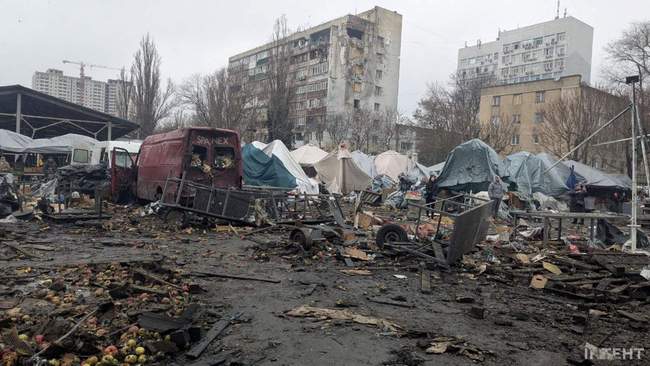 Наслідки атаки в Одесі. ФОТО: Інтент