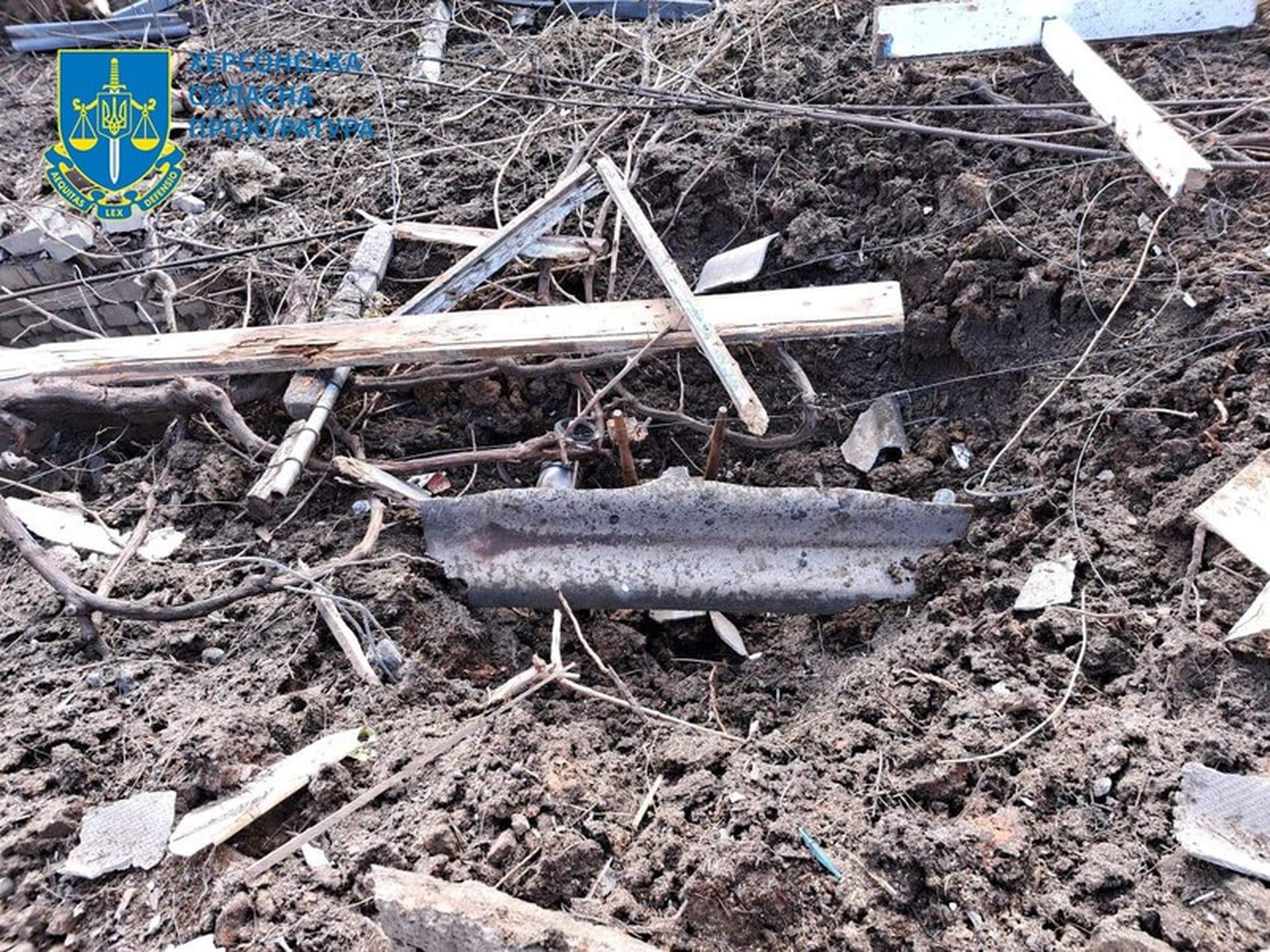 Через обстріли Бериславського району прокуратура розпочала кримінальне провадження
