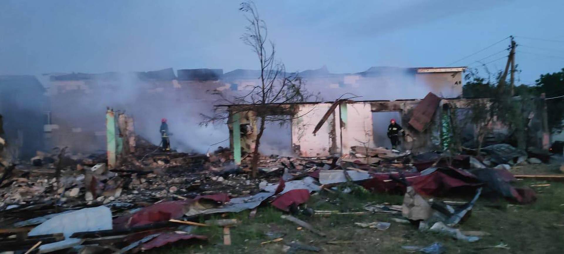 На Одещині через атаку безпілотниками горіла база відпочинку