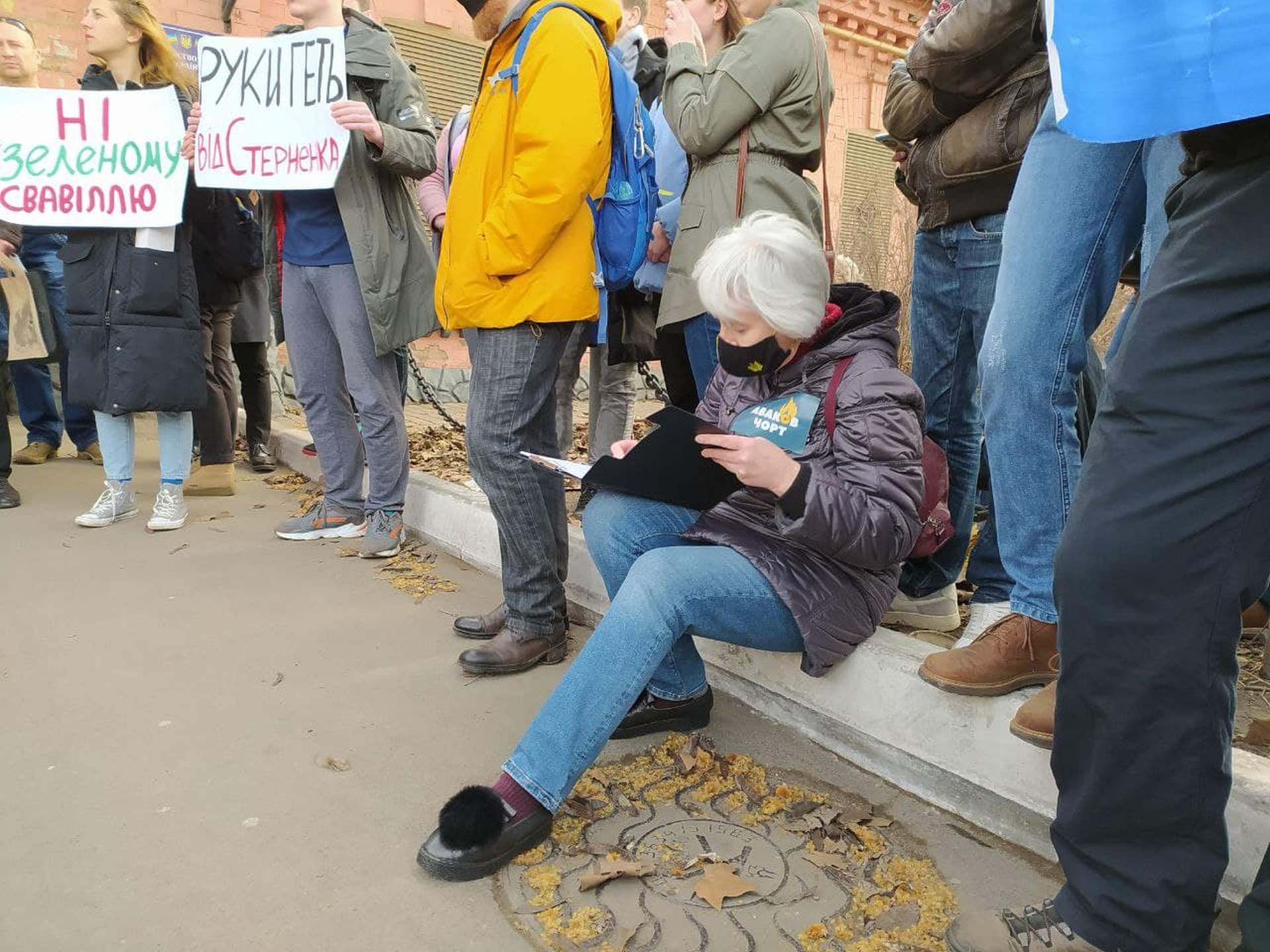 Акція в підтримку Сергія Стерненка під стінами Одеського СІЗО
