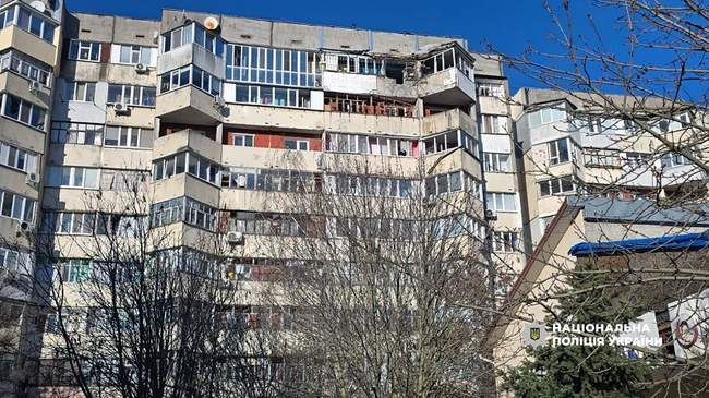 Наслідки обстрілів. ФОТО: поліція Херсонської області