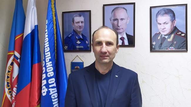 Андрей Попов, председатель РО ДОСААФ в Крыму.ФОТО: Центр журналистских расследований