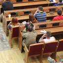 Сессия областного совета: шины, камуфляж и фото на память