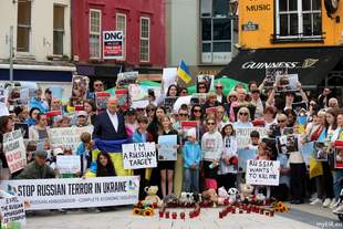 В Ірландії миколаївці долучились до акції проти збройної агресії рф