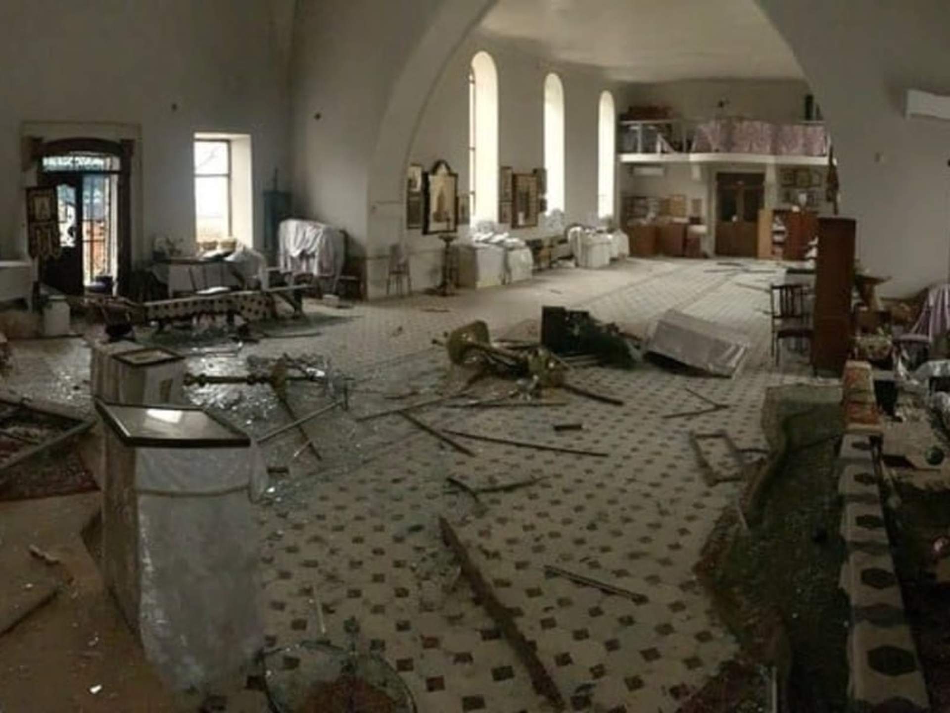 Внаслідок обстрілу в Очакові пошкоджено собор святого Миколая Чудотворця