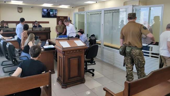 The trial of Kateryna Handziuk. PHOTO: ZMINA