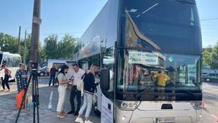 У Миколаєві на міжнародні автобуси встановили систему "Starlink"