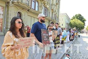 A rally in support of the captured defenders was held in Odesa