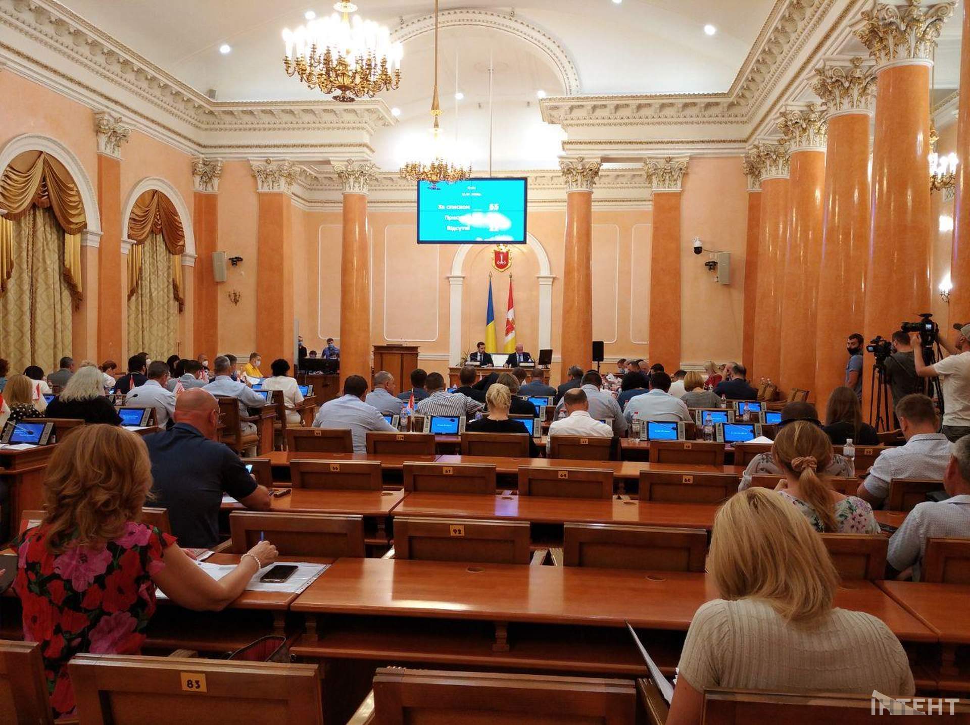 Сессия Одесского городского совета в объективе ИзбирКома