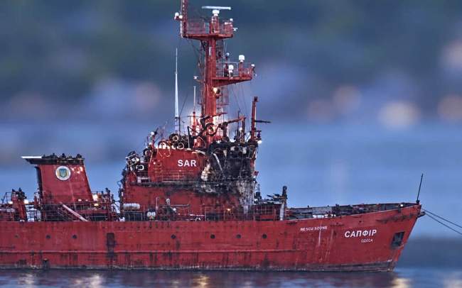 The Sapphire rescue tug PHOTO: Ministry of Recovery, Infrastructure, and Transport of Ukraine