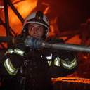 На Одещині пожежу після російської атаки гасили за допомогою потяга