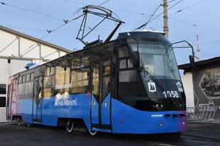 Mykolaiv's Tram No. 1058 Returns with Upgrades and Fare Changes