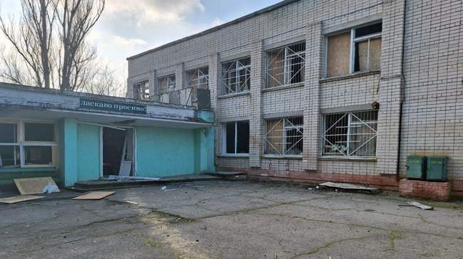 Наслідки атаки на Херсонщині. ФОТО: npu.gov.ua