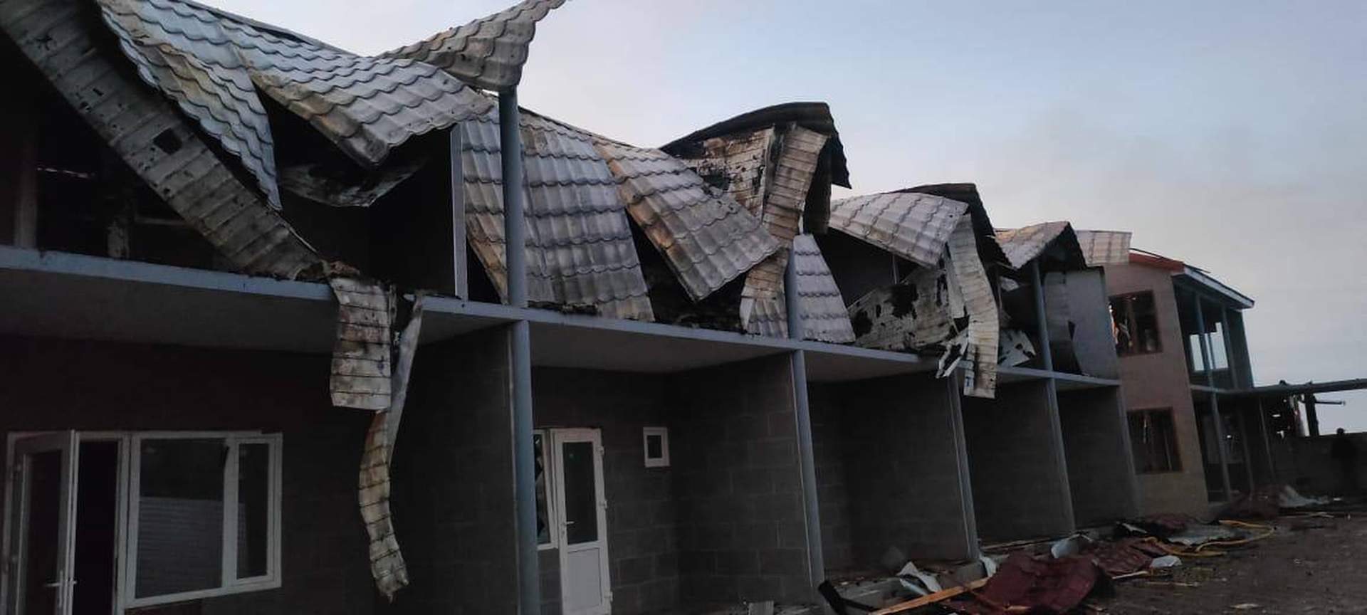 На Одещині через атаку безпілотниками горіла база відпочинку