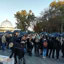 У чорному та з парасолями: в Одесі пройшла акція проти торгівлі людьми