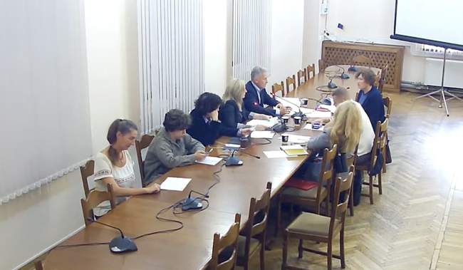 SCREENSHOT: Video from the standing committee