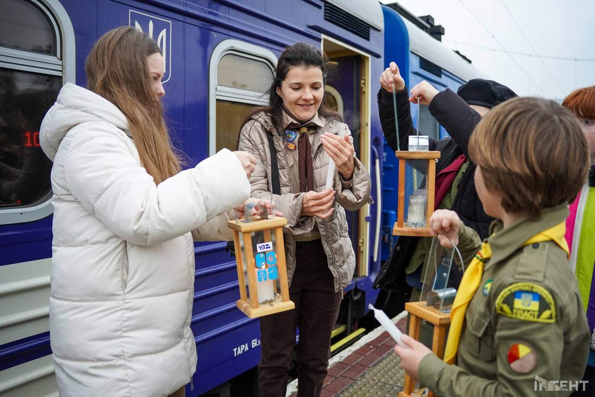 Потяг з Вифлеємським вогнем миру прийшов до Одеси