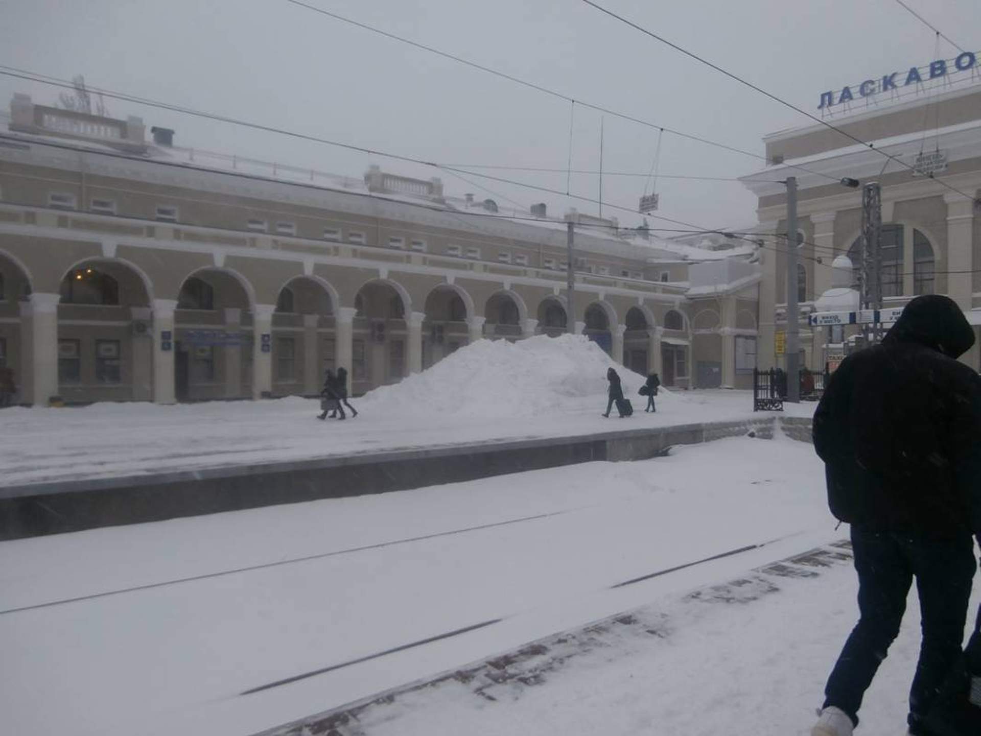 Снегопад в Одессе: январь 2016