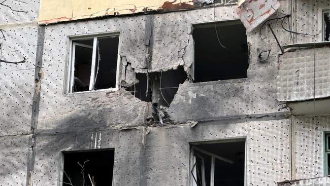 Наслідки атаки на Херсонщині. ФОТО: npu.gov.ua