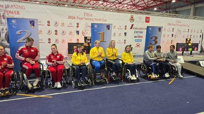 Para-fencers. PHOTO: Mykolaiv City Council