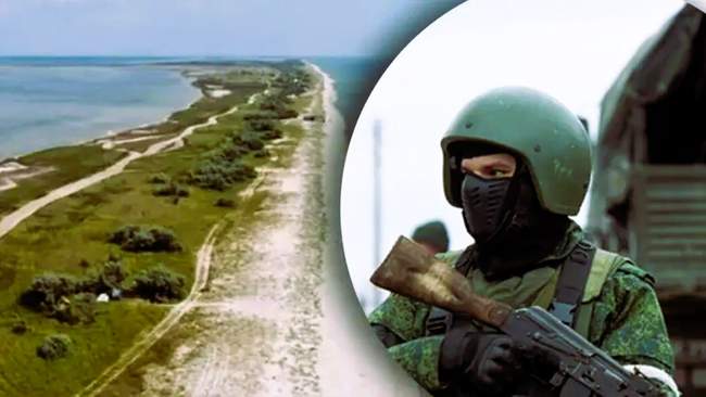 Окупація Кінбурнської коси. ФОТОКОЛАЖ: 24tv.ua