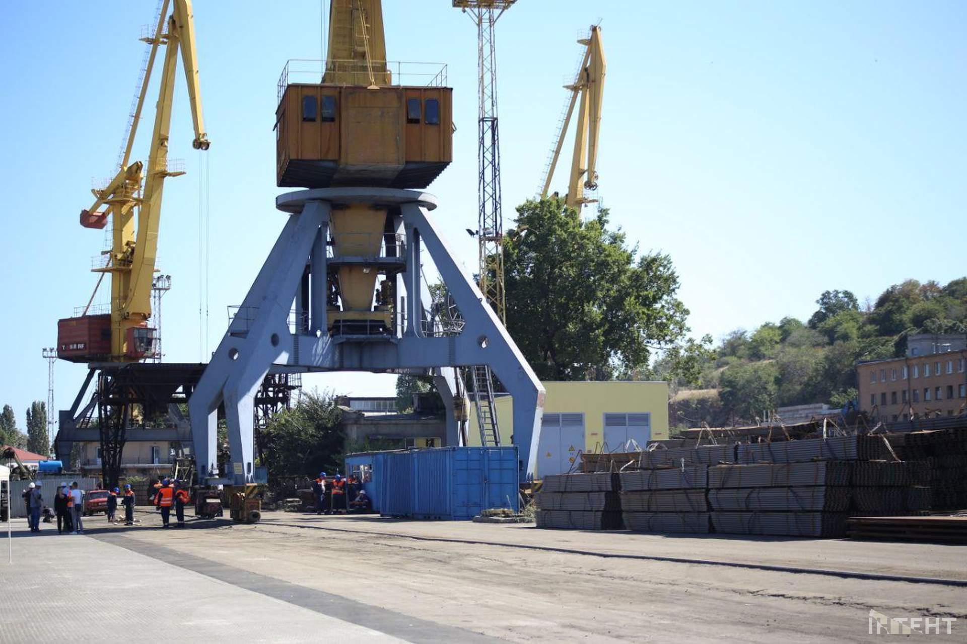 Президент перевірив реконструкцію Одеського порту