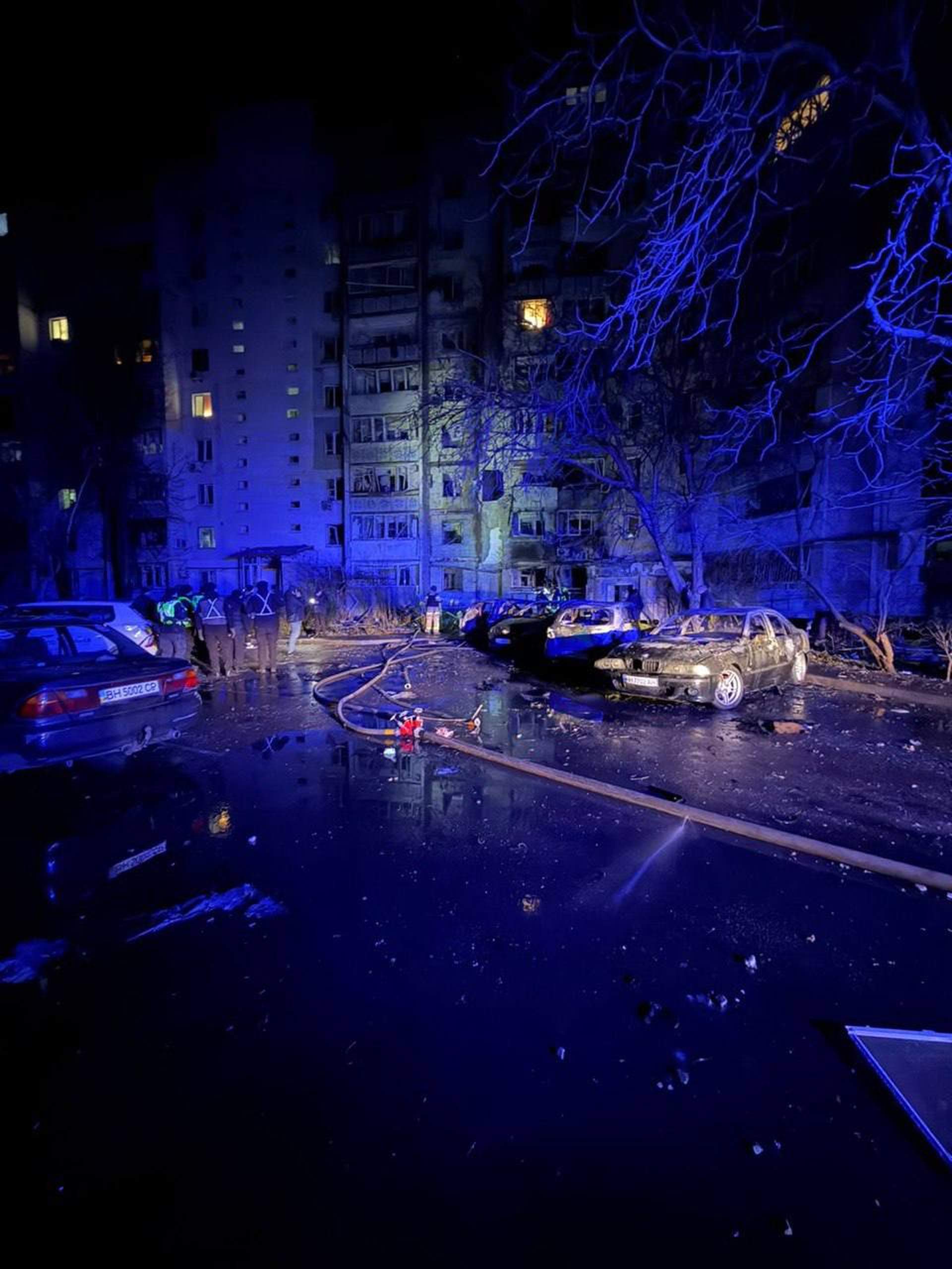 Внаслідок нічної атаки в Одеській області постраждали шестеро людей