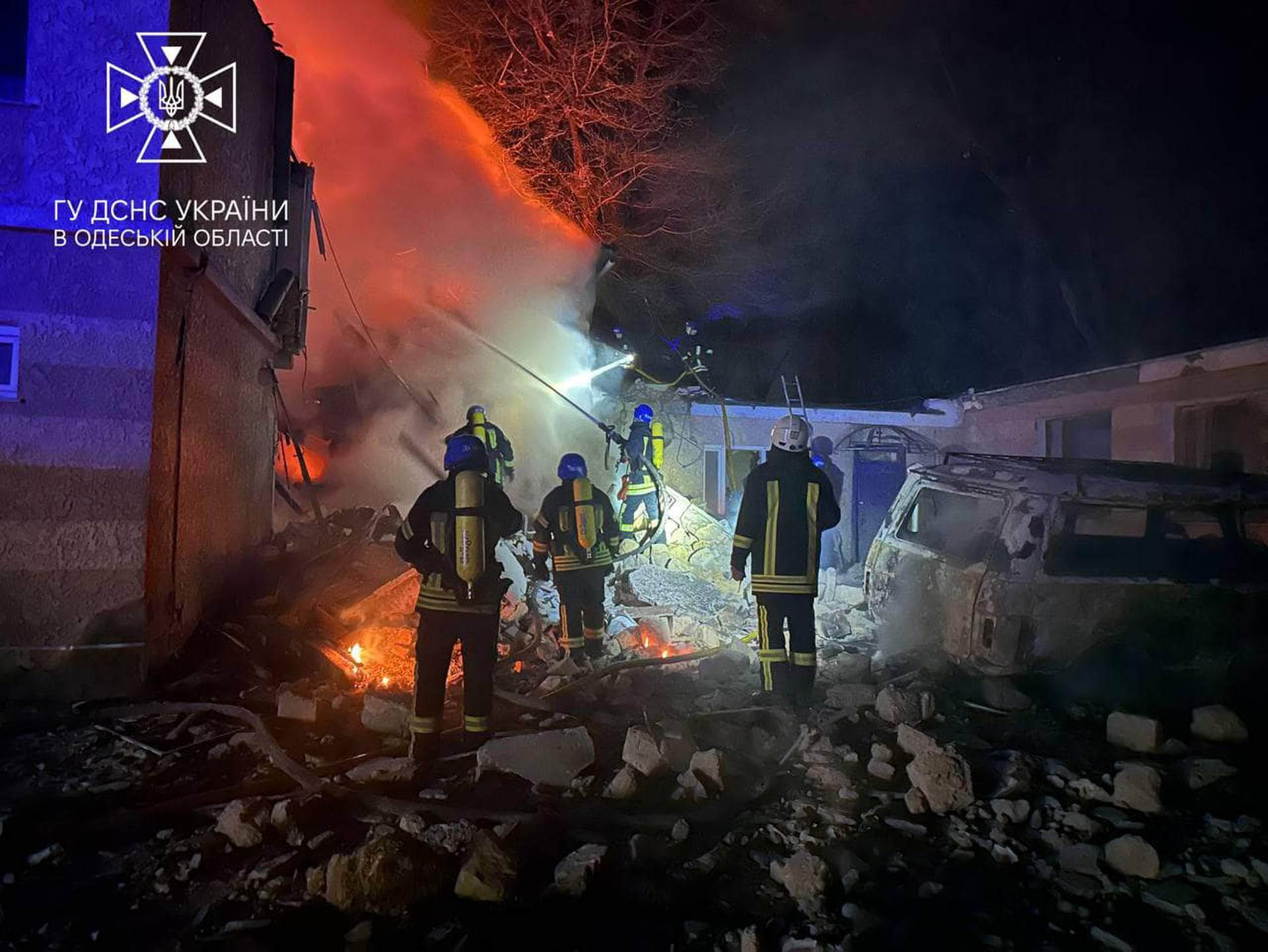 Військові показали наслідки нічної атаки на Одещину