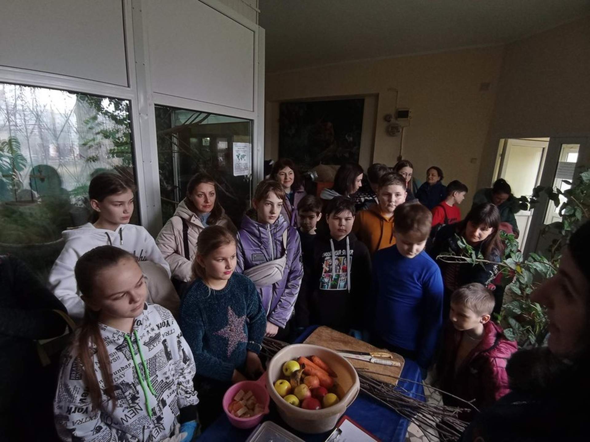 У Миколаївському зоопарку провели захід для дітей за участю мавп