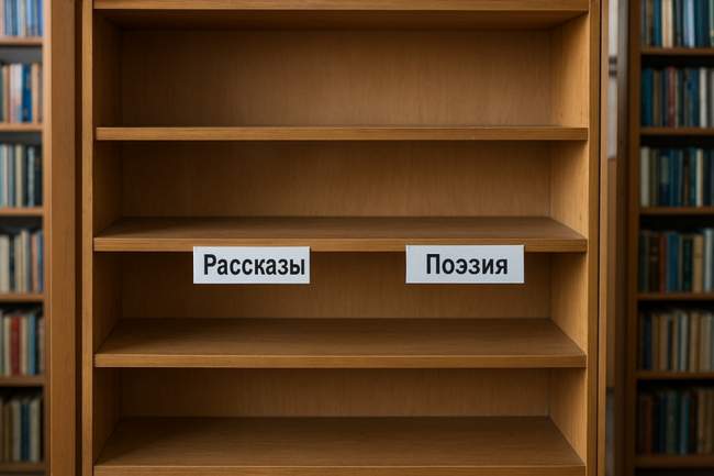 Порожні полиці в бібліотеках на ТОТ. ФОТО: novosti.dn.ua