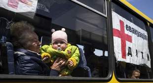 Another group of children from the occupied Kherson region returns home