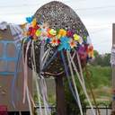 Під час фестивалю вуличного мистецтва у Доброславі відкрили металеву "перлинку"