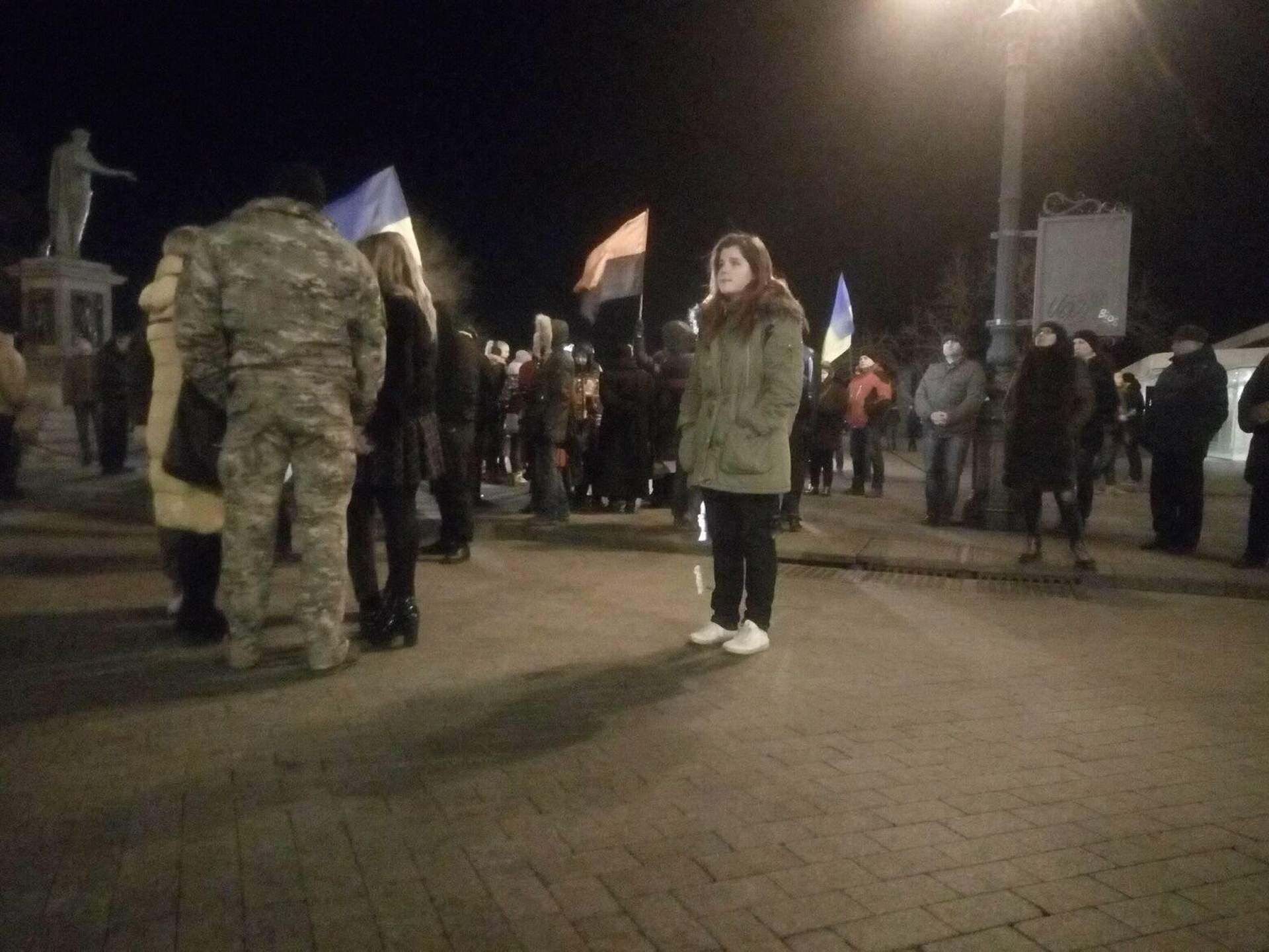 В Одессе почтили память героев Небесной Сотни