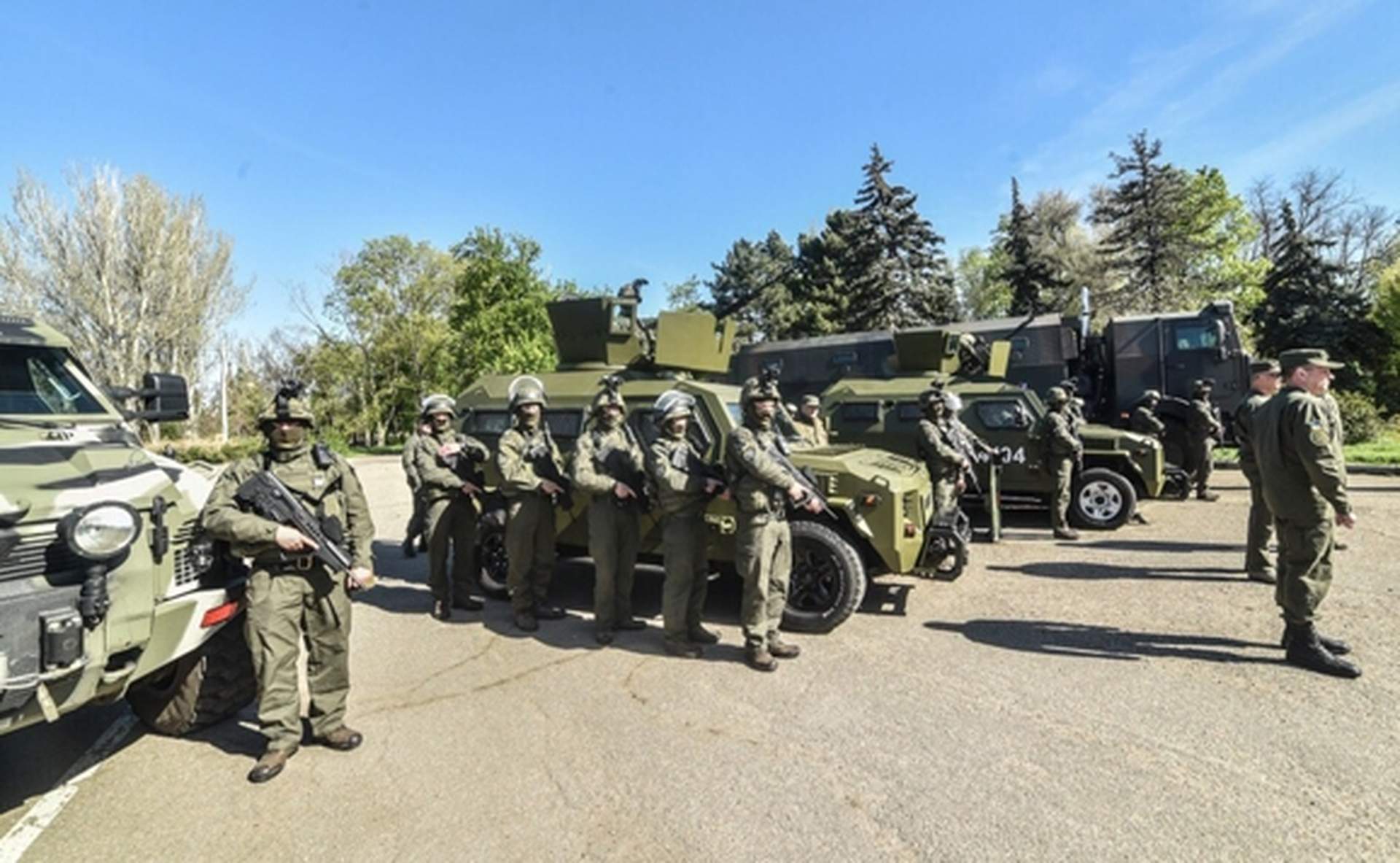 Как в Одессе прошел строевой смотр в преддверии мая