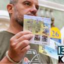 В Одесі на погашення марки з песиком Патроном завітав його двоюрідний дядько