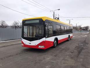 В Одессу прибыл второй белорусский троллейбус, ждут еще 45