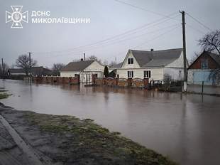На Николаевщине из-за таяния снега подтопило 17 населенных пунктов