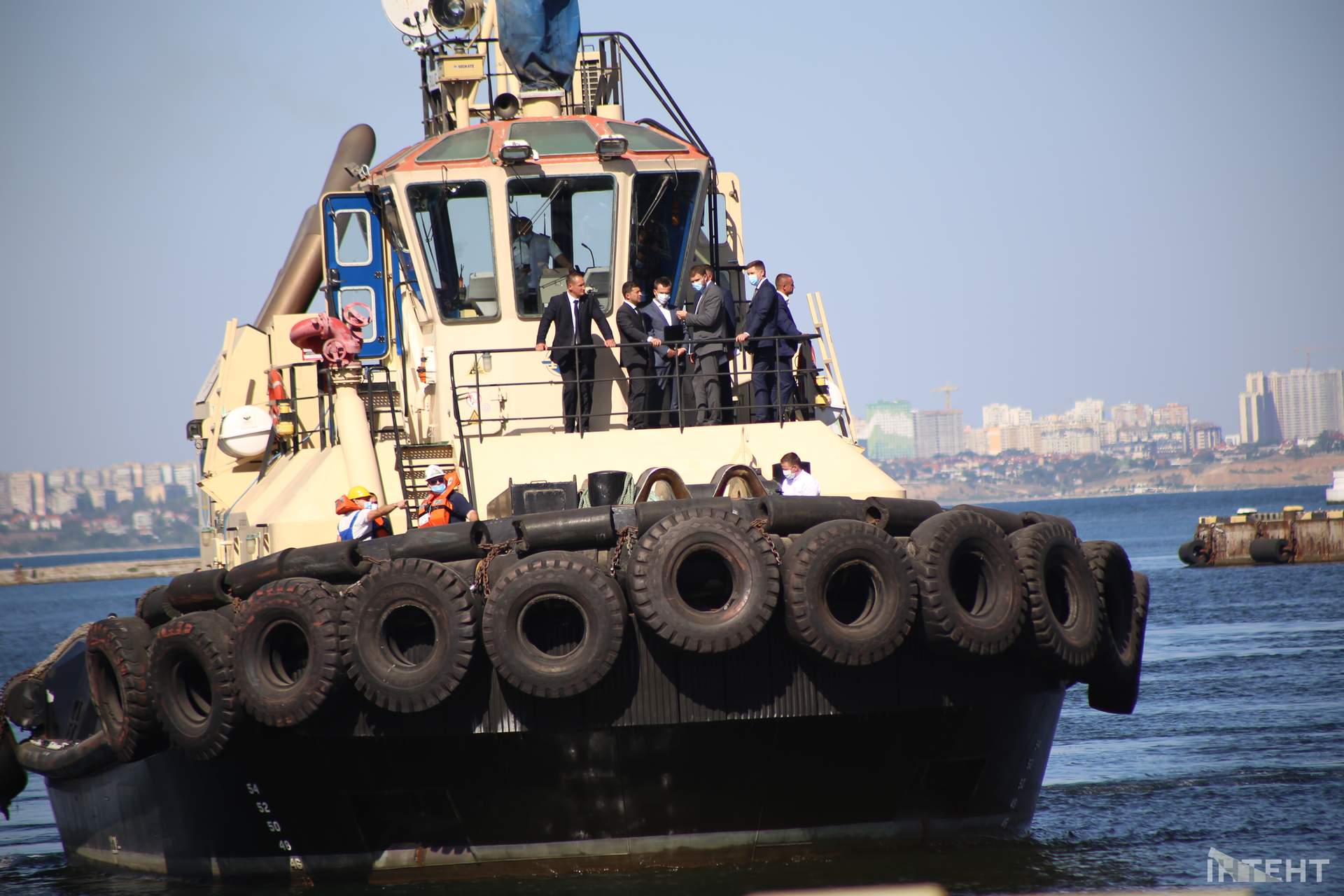 Президент перевірив реконструкцію Одеського порту