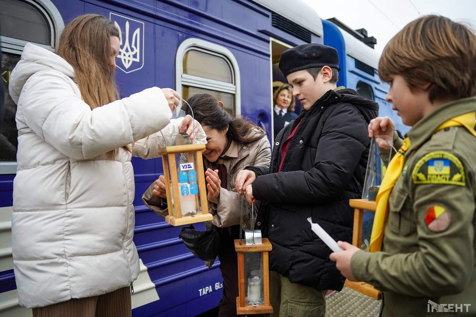 Потяг з Вифлеємським вогнем миру прийшов до Одеси