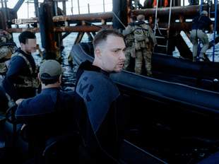 Chief of Intelligence Budanov inspects Zmiinyi Island