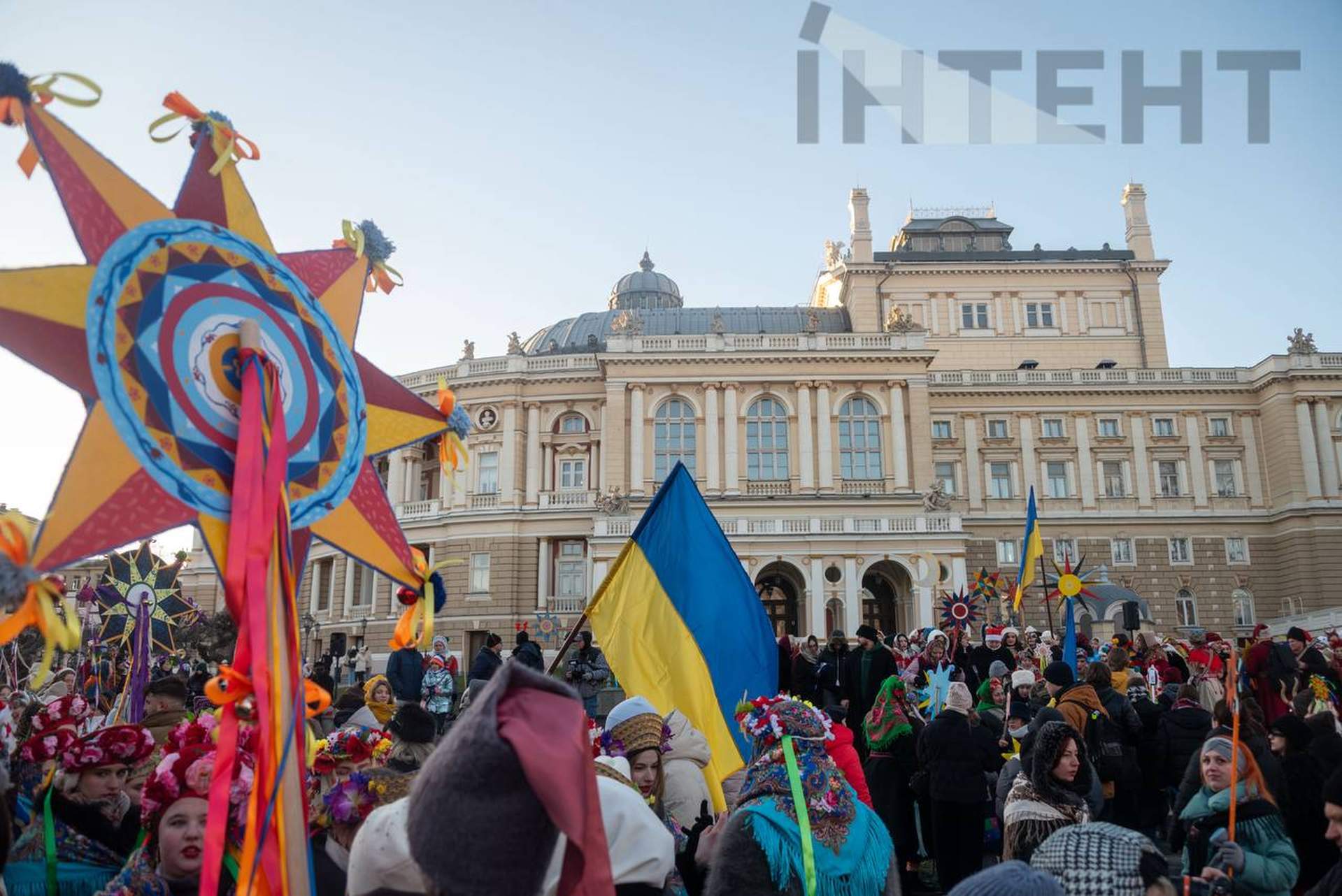 Одесою пройшла перша спільна коляда